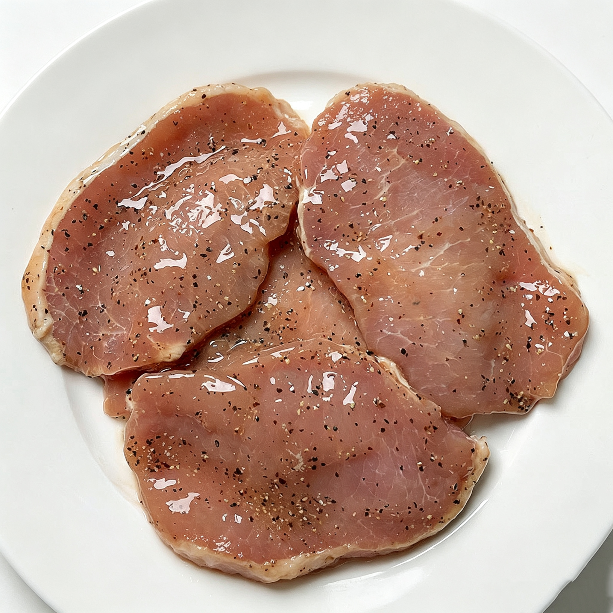 Marinated Black Pepper Pork Chop