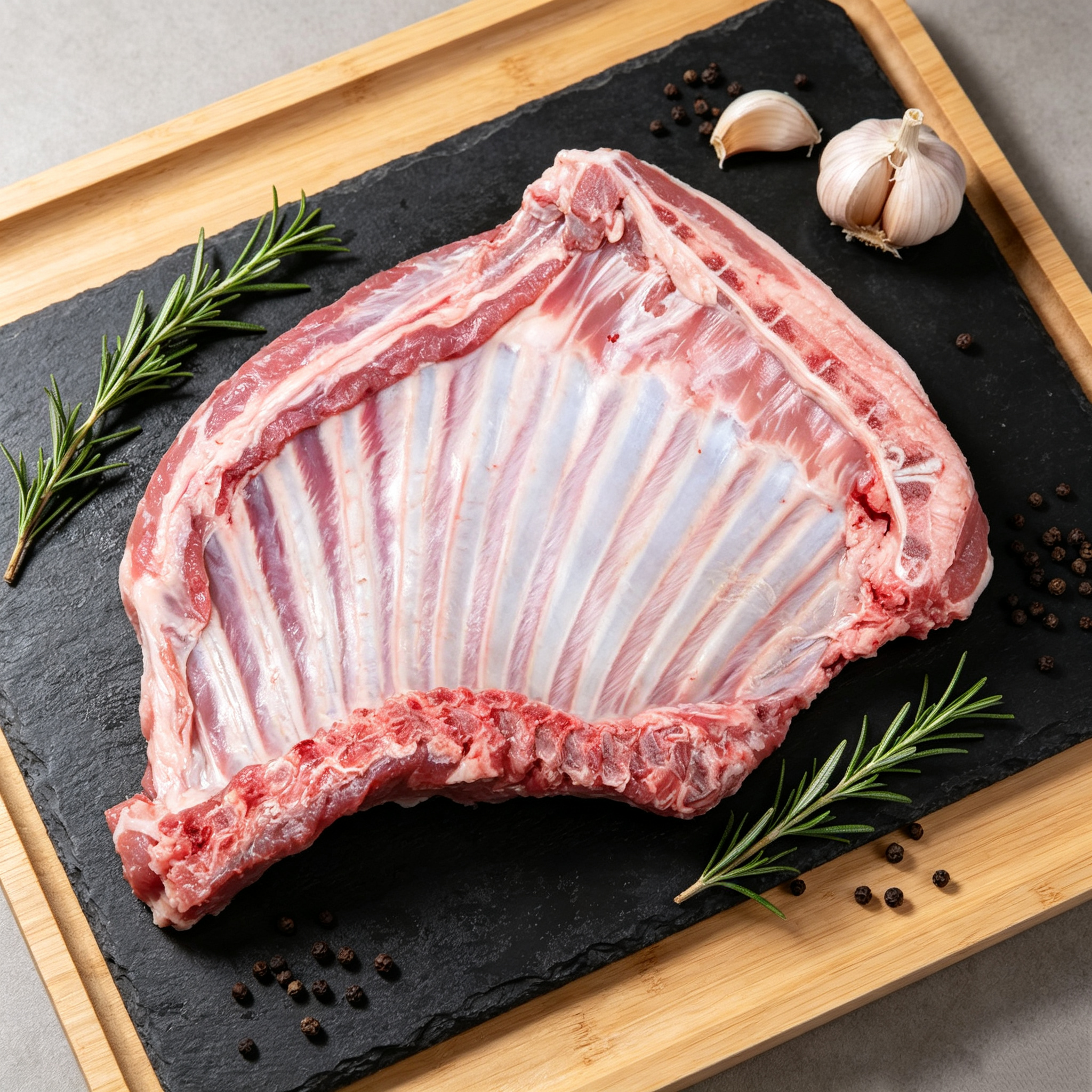 Frozen Raw Whole Lamb Rib Rack